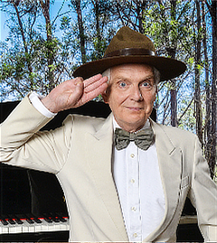 Michael Lunts with 'Tongue in Cheek'